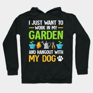 Gardening & Dog Funny Plant Lover Men Women Garden Gardener Hoodie